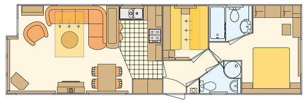 Caravan floorplan