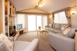 One of our five-star caravans.