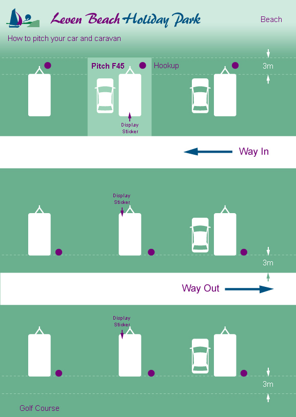 How to pitch your car and caravan